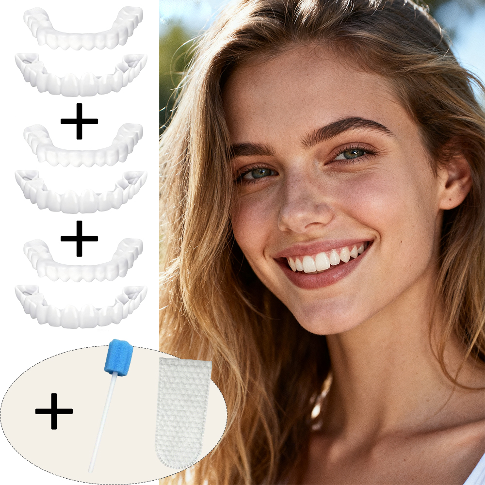 Teeth Whitening Instant - New Middle Aged Adult Teeth Veneers