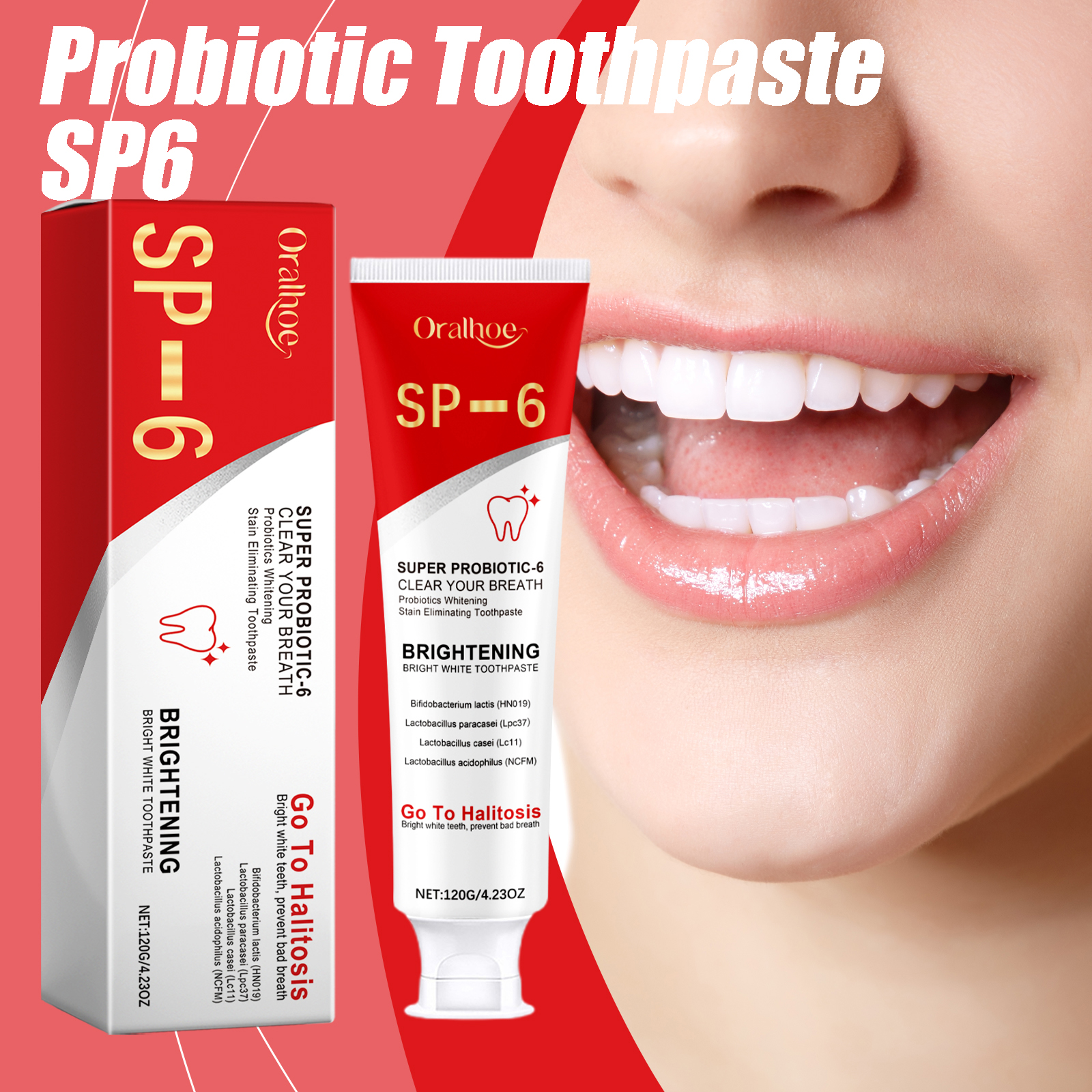 Remineralizing Toothpaste - Sp6 Probiotic Toothpaste Deep Cleaning Remove