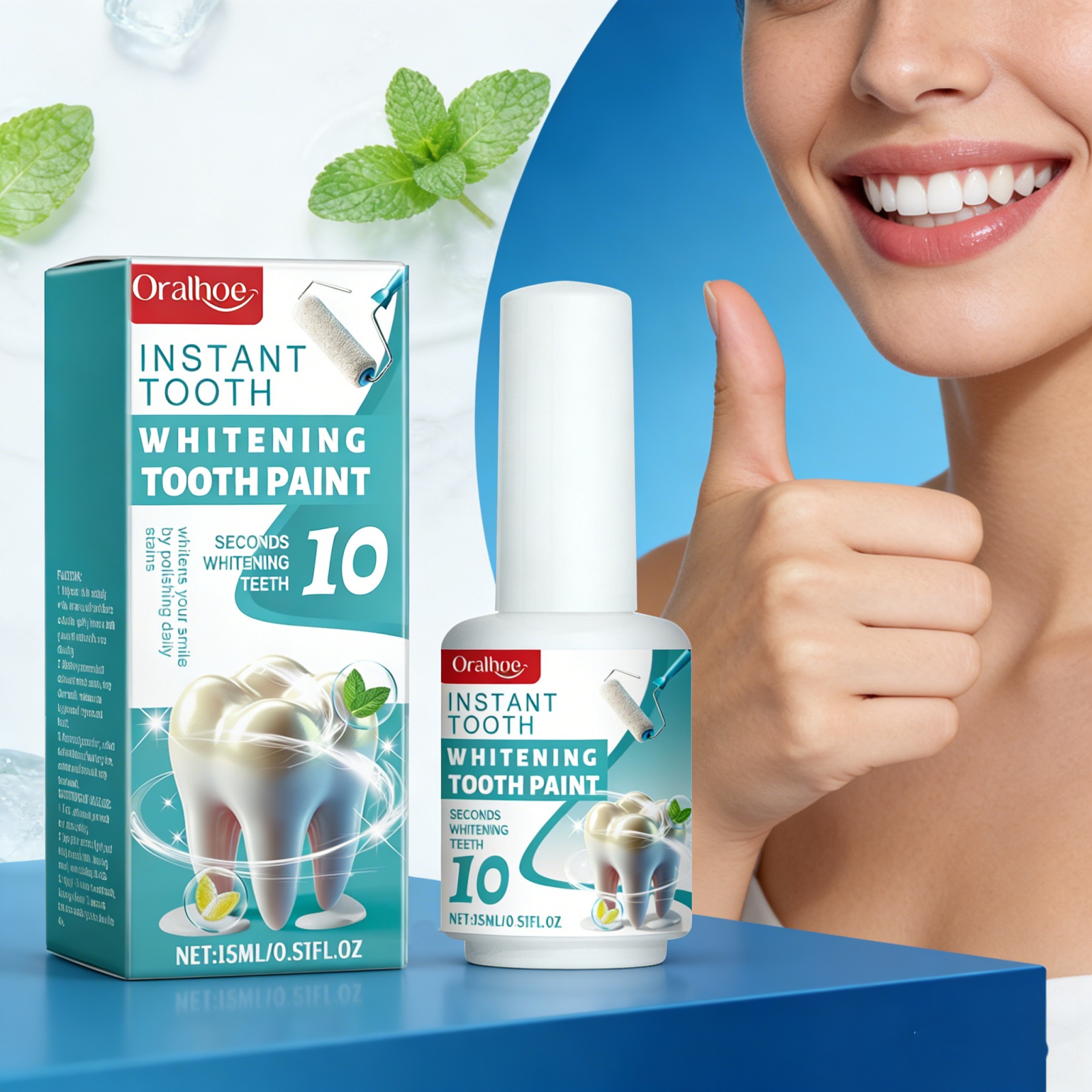 Teeth Whitening Instant - Instant Teeth Whitening Paint 10s Take