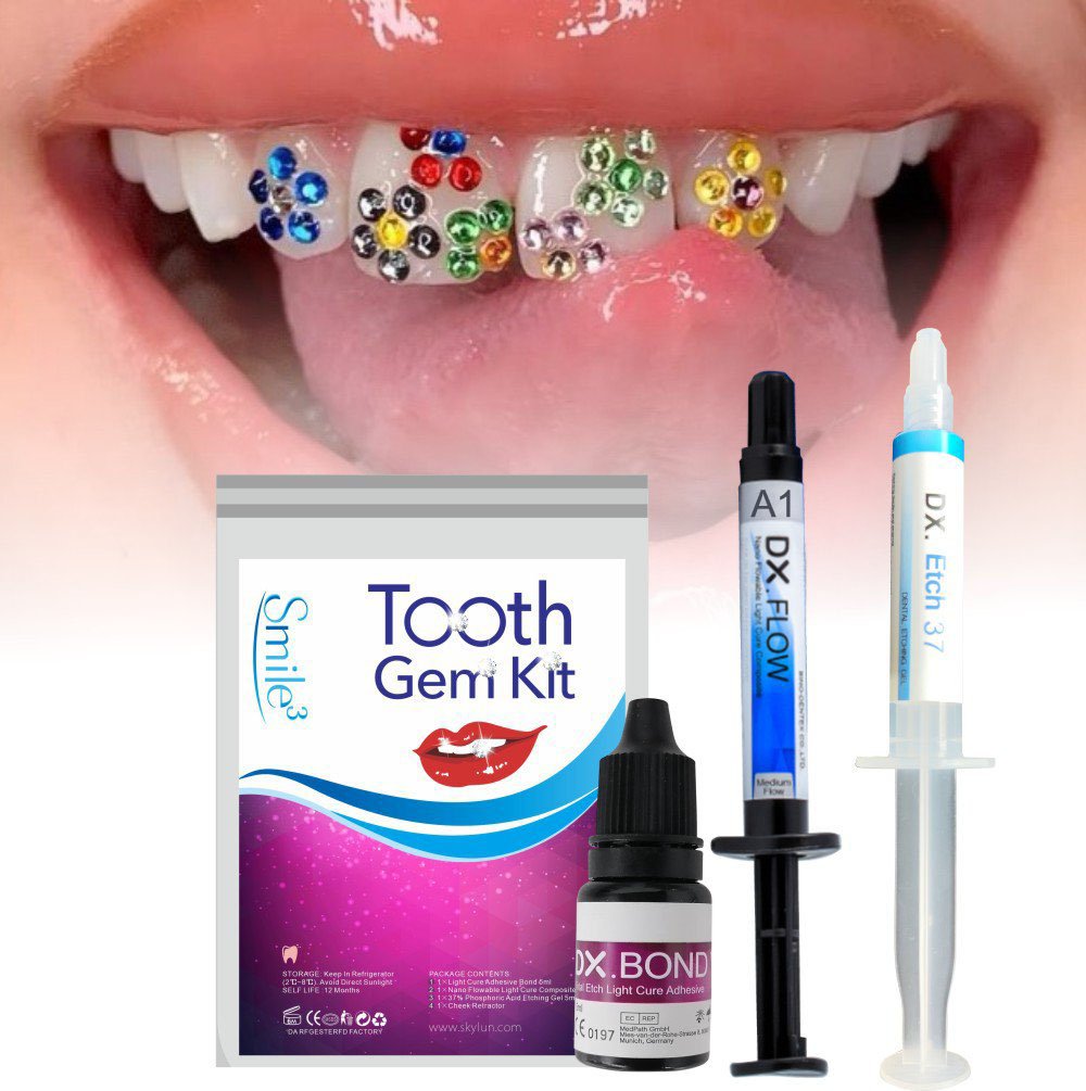 Teeth Whitening Gels - HOT Tooth Gem Kit Teeth Decorations