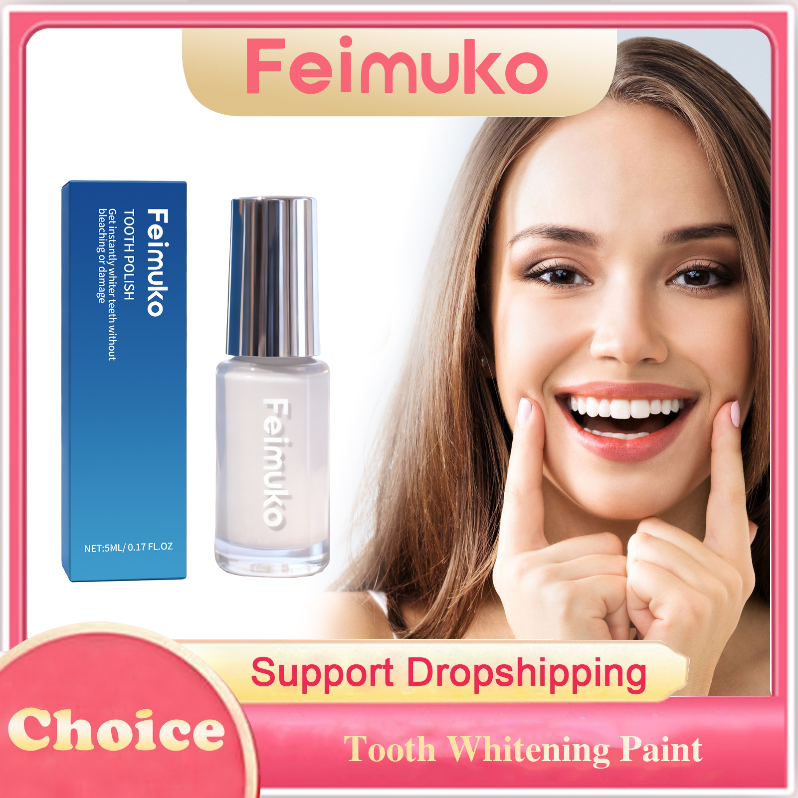 Teeth Whitening Instant - 5ml Tooth Whitening Paint Remove Tooth