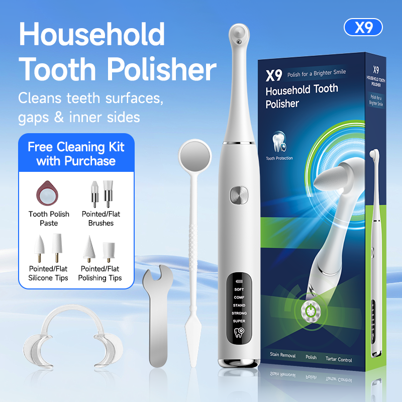 Teeth Whitening Kit - Electric Tooth Polisher Low Noise Dental