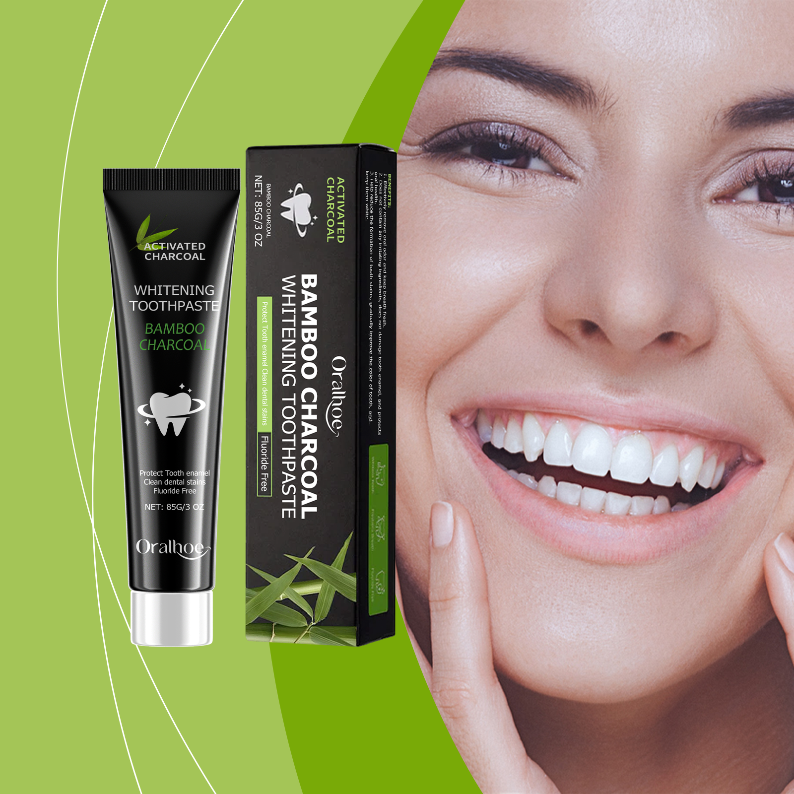 Bamboo Charcoal Deep Teeth Yel - Teeth Whitening Charcoal บทวิจารณ์และราคา