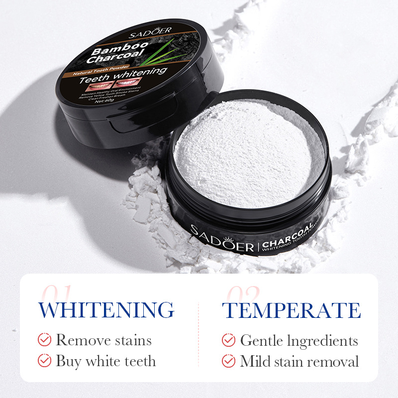 60g Tooth Whitening Powder Act - Teeth Whitening Charcoal บทวิจารณ์และราคา