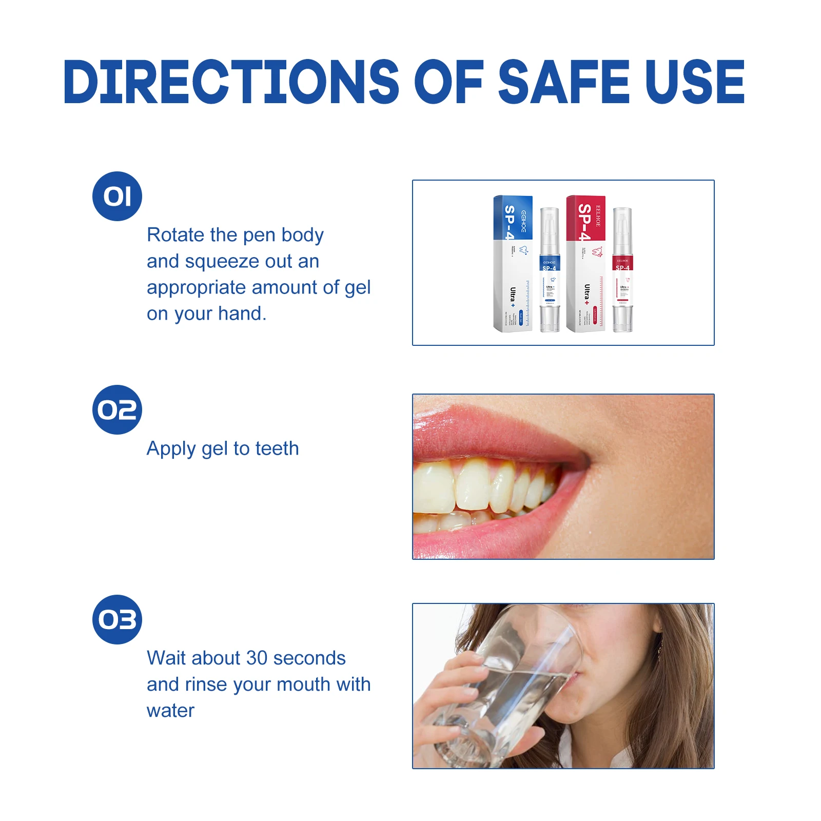 2pcs Gum Repair Gel Spray Deep - Teeth Whitening Xylitol บทวิจารณ์และราคา