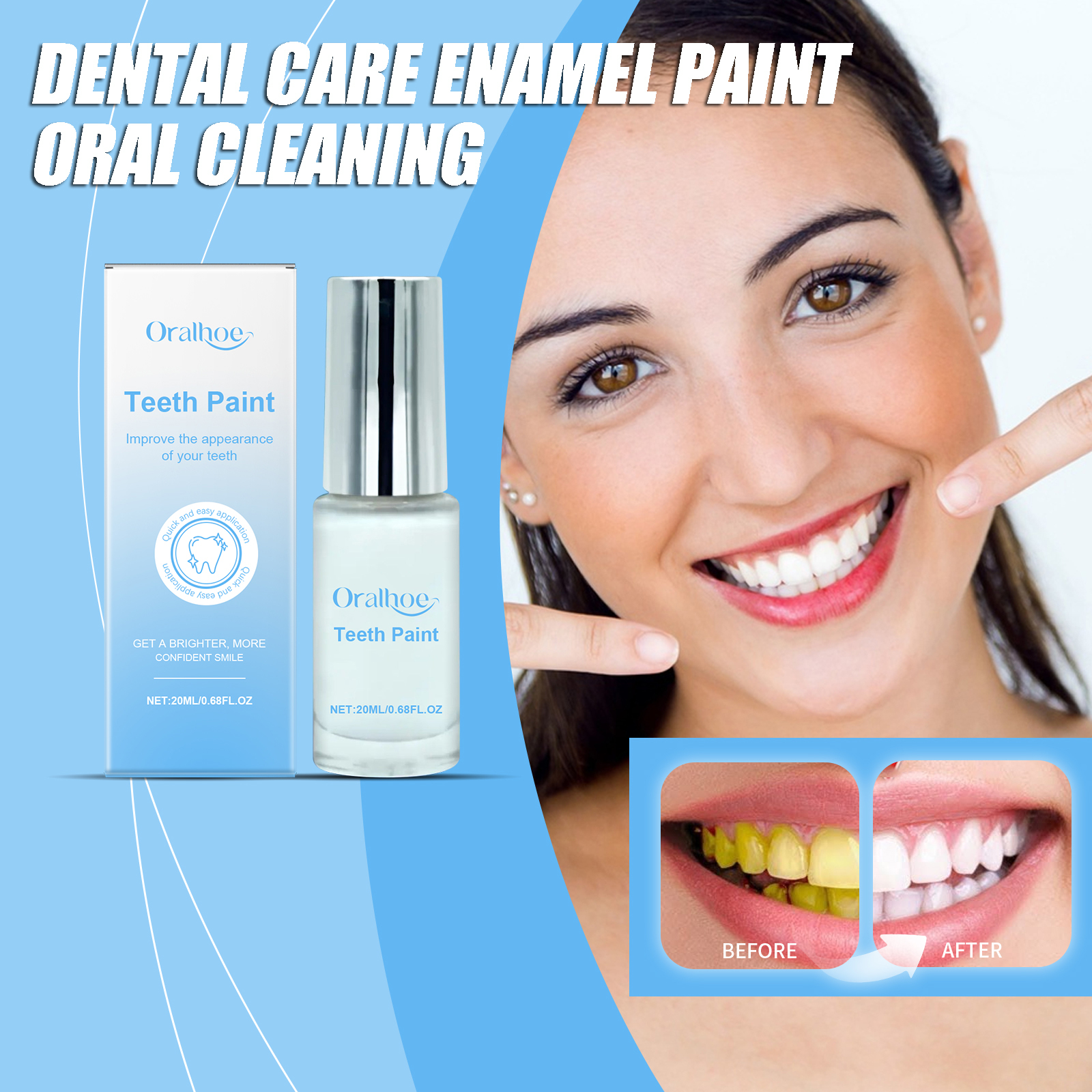Dental Care Enamel Paint Teeth - Teeth Whitening Xylitol บทวิจารณ์และราคา
