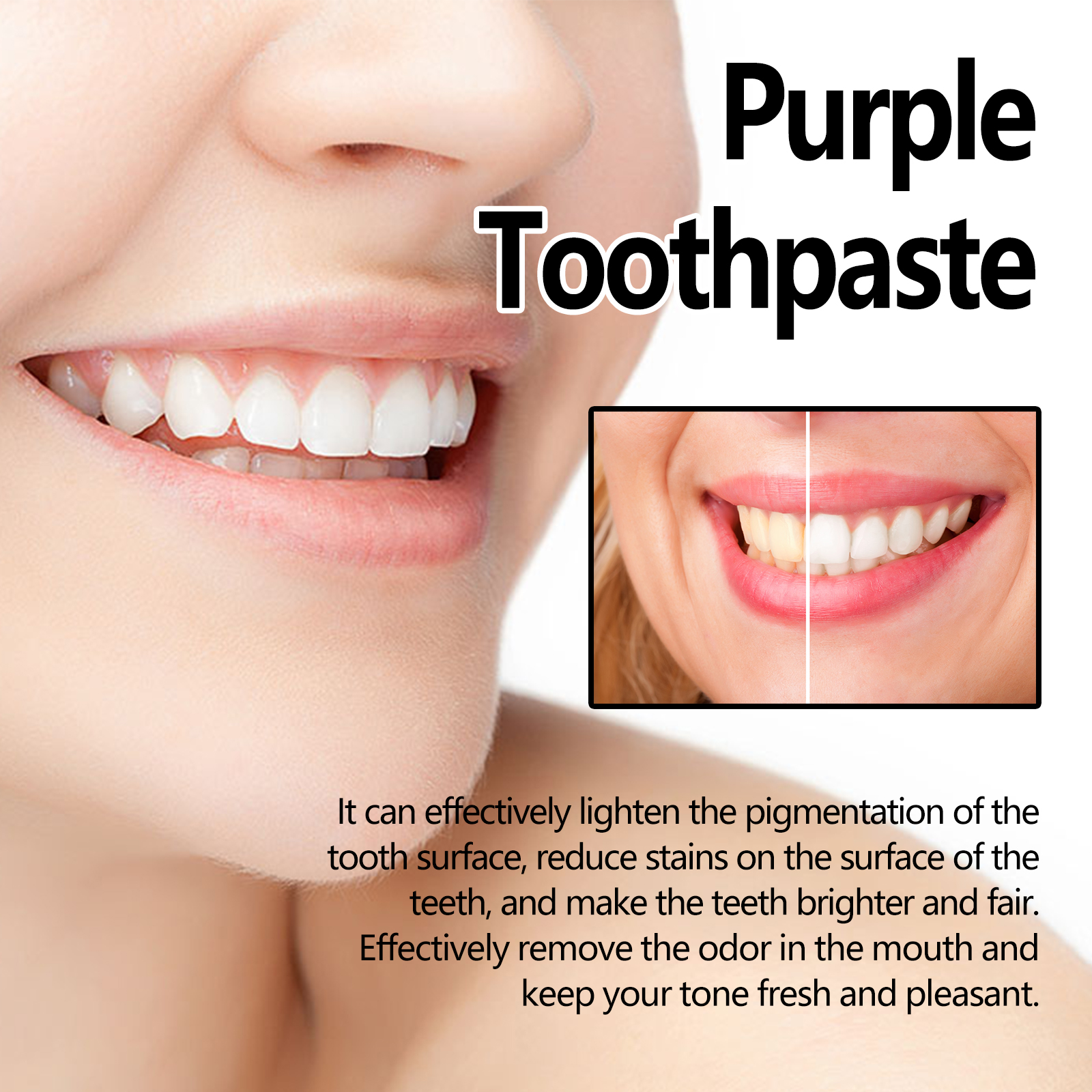 Xylitol Mint Purple Toothpaste - Teeth Whitening Xylitol บทวิจารณ์และราคา