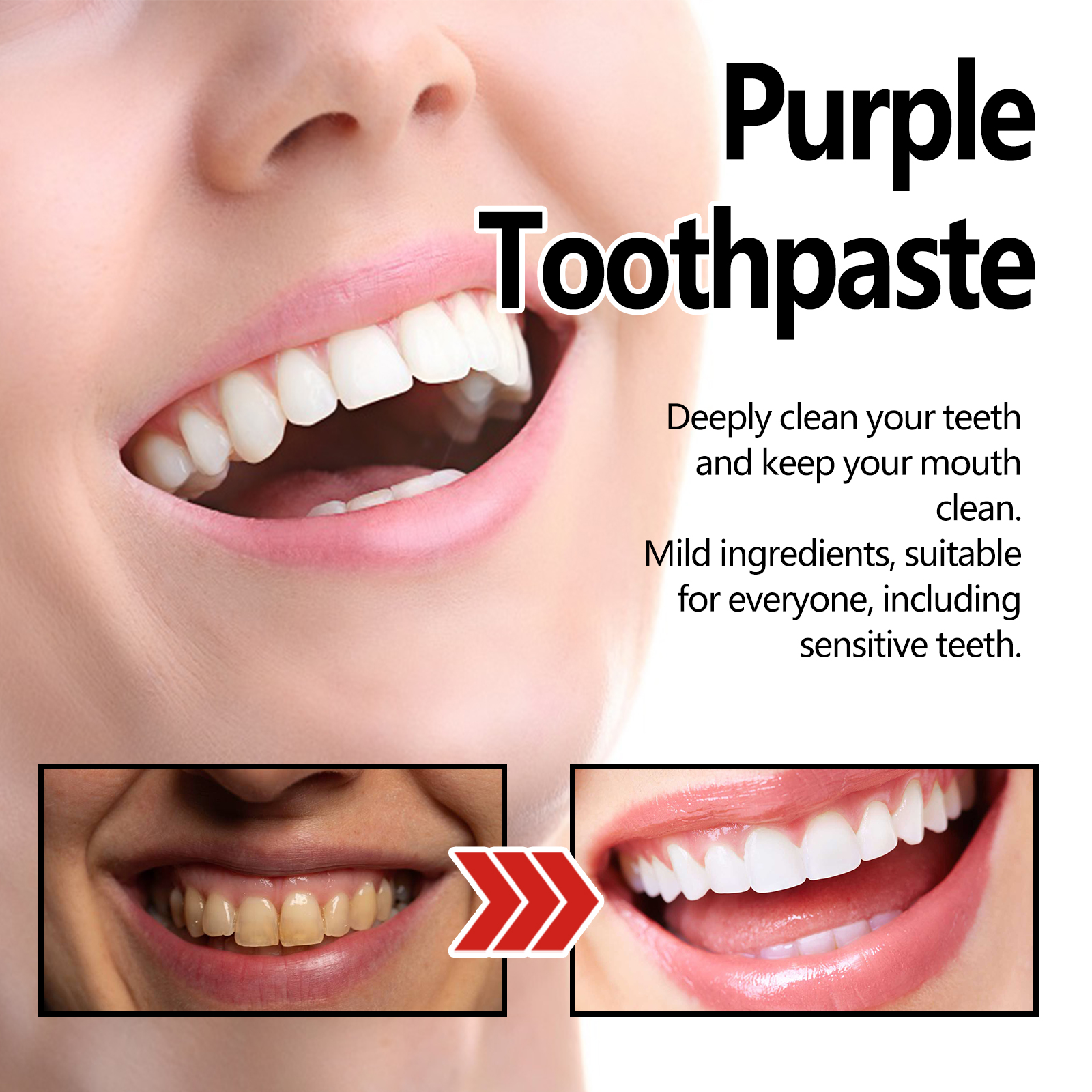 Xylitol Mint Purple Toothpaste - Teeth Whitening Xylitol บทวิจารณ์และราคา