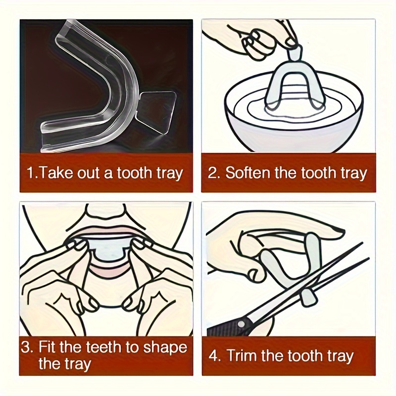 Unisex Teeth Aligner Silicone  - Teeth Whitening Trays บทวิจารณ์และราคา