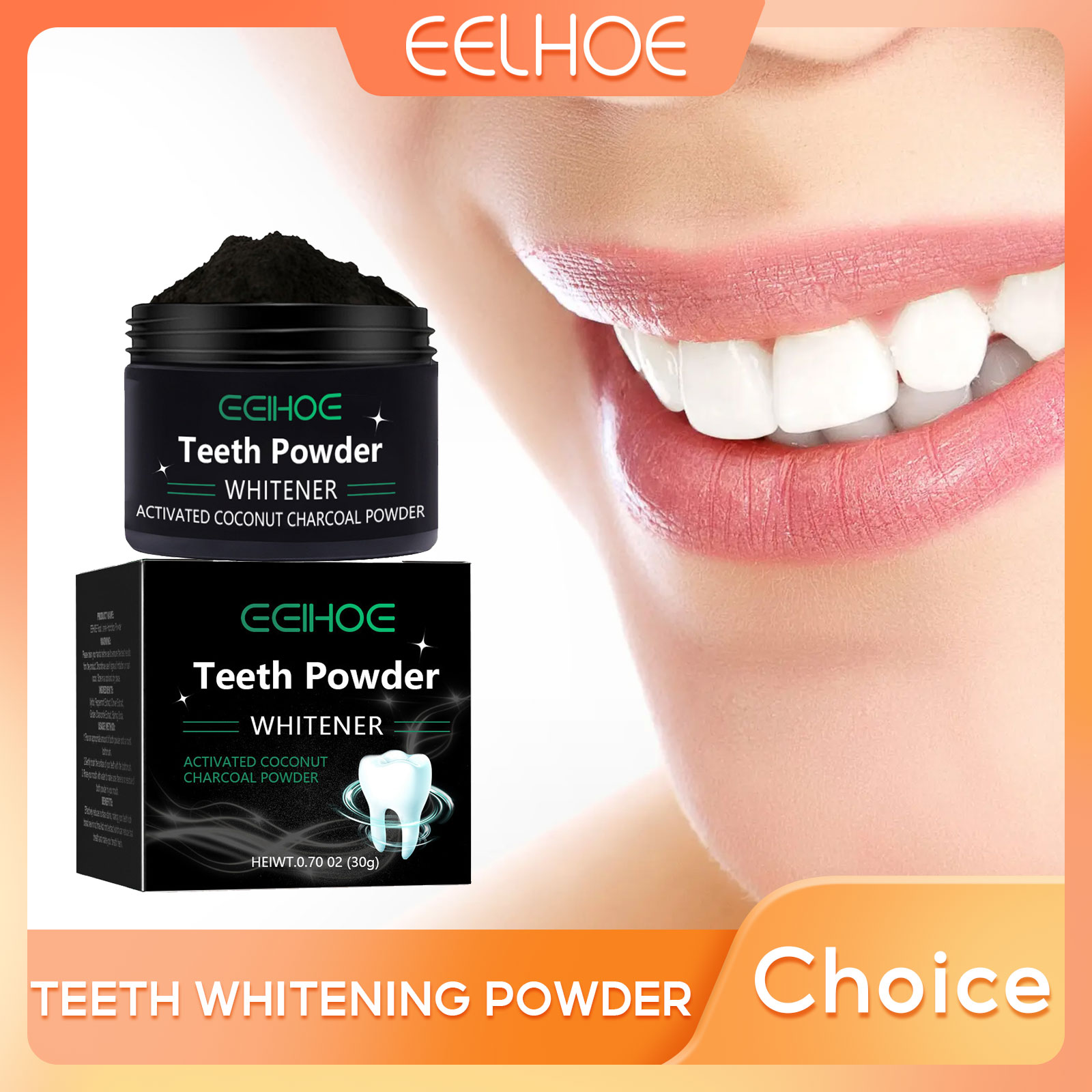 EELHOE Charcoal Powder for Tee - Teeth Whitening Charcoal บทวิจารณ์และราคา