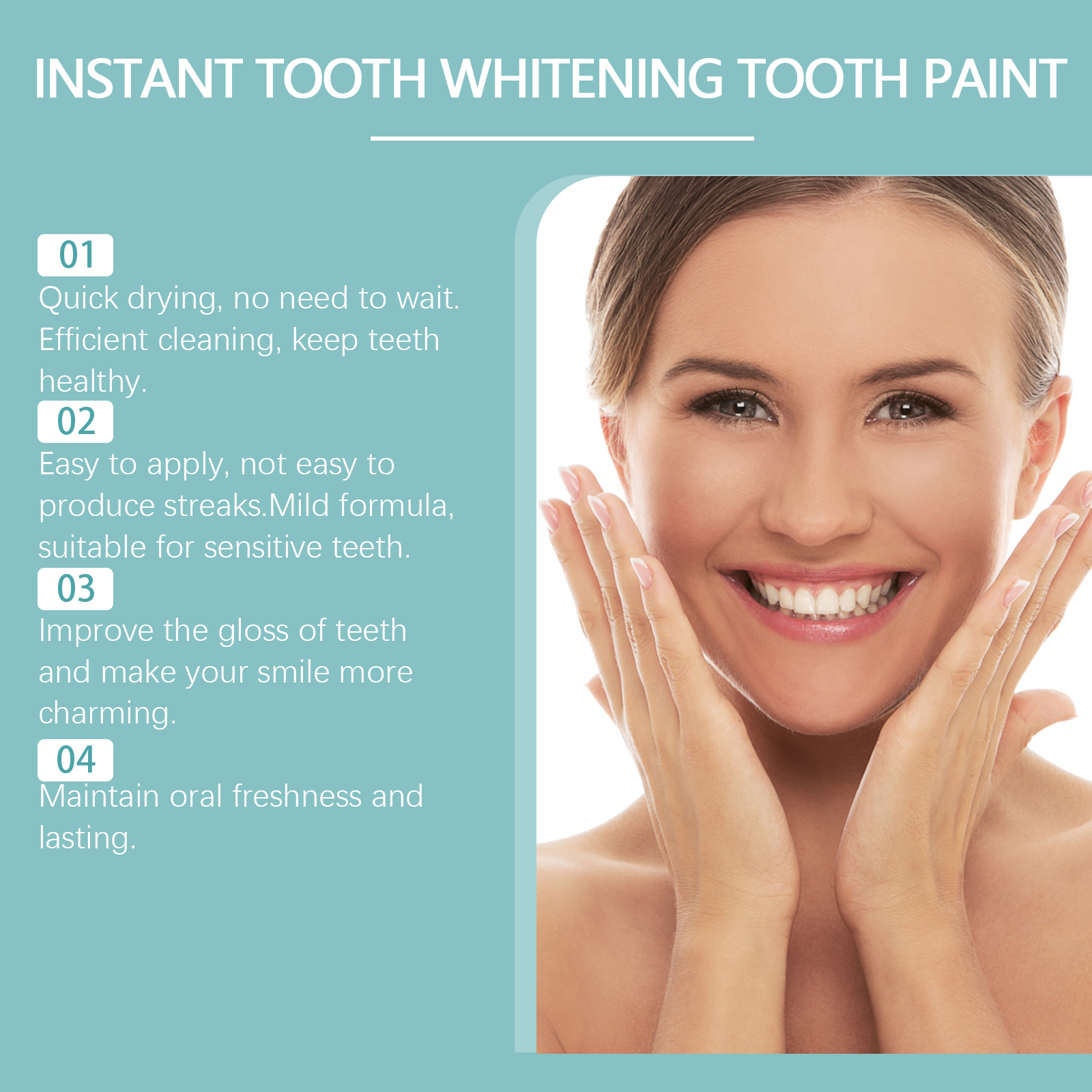 Instant Teeth Whitening Paint  - Teeth Whitening Instant บทวิจารณ์และราคา