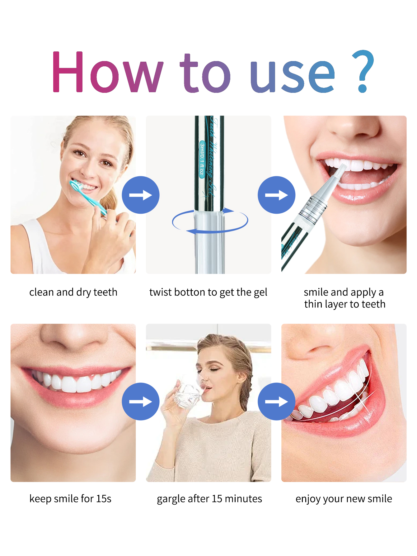 Hedva PAP+ Teeth Whitening Pen - Teeth Whitening Instant บทวิจารณ์และราคา