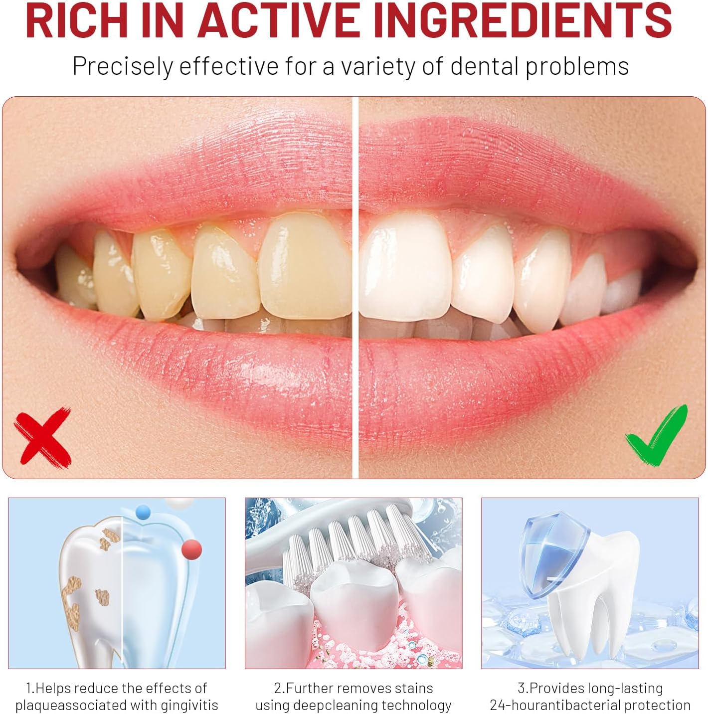 Niacinamide Whitening Toothpas - Remineralizing Toothpaste บทวิจารณ์และราคา
