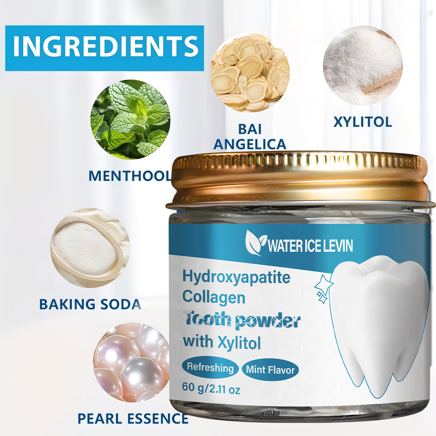 Hydroxyapatite Collagen Tooth  - Teeth Whitening Xylitol บทวิจารณ์และราคา
