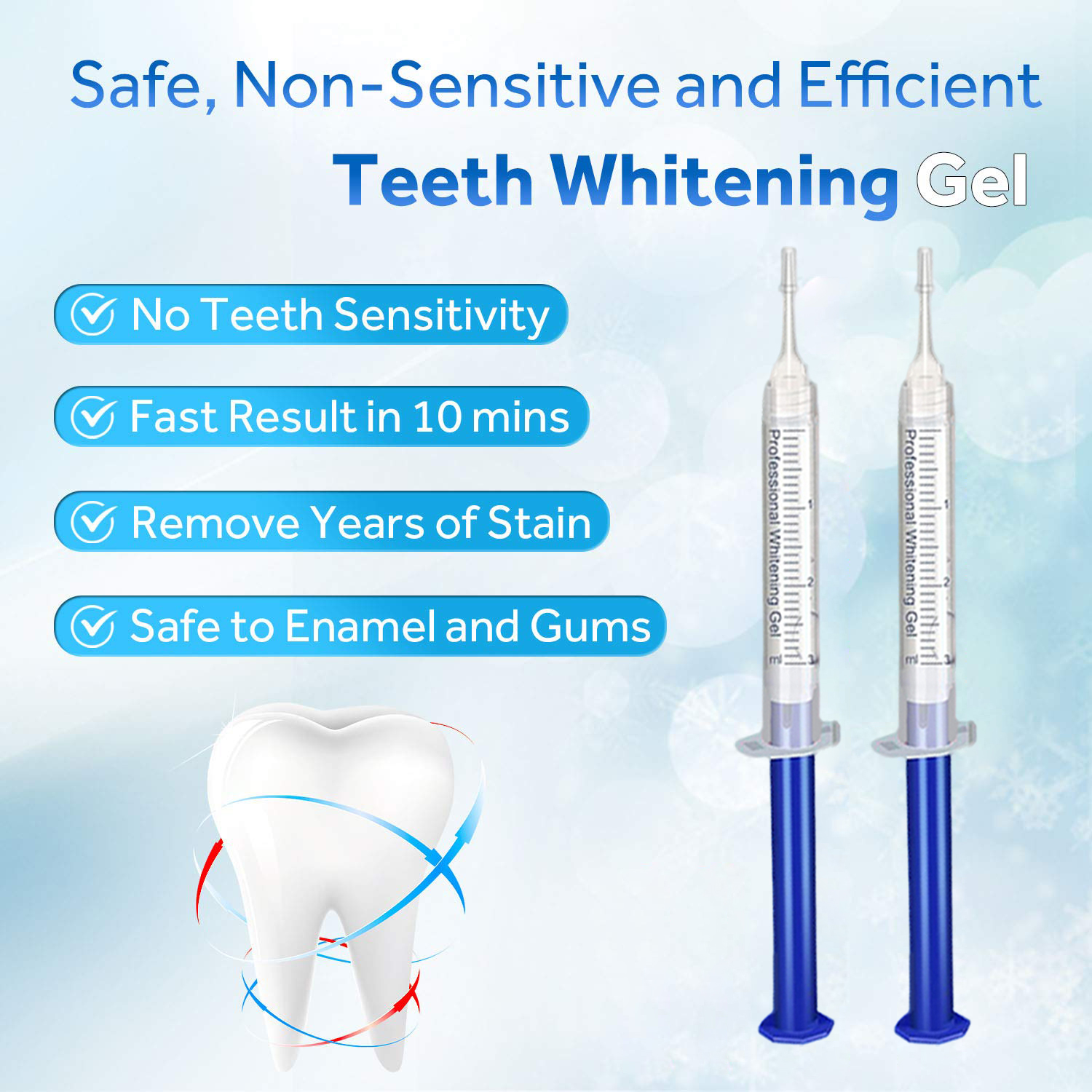Teeth Whitening Gel Refill Syr - Teeth Whitening Gels บทวิจารณ์และราคา