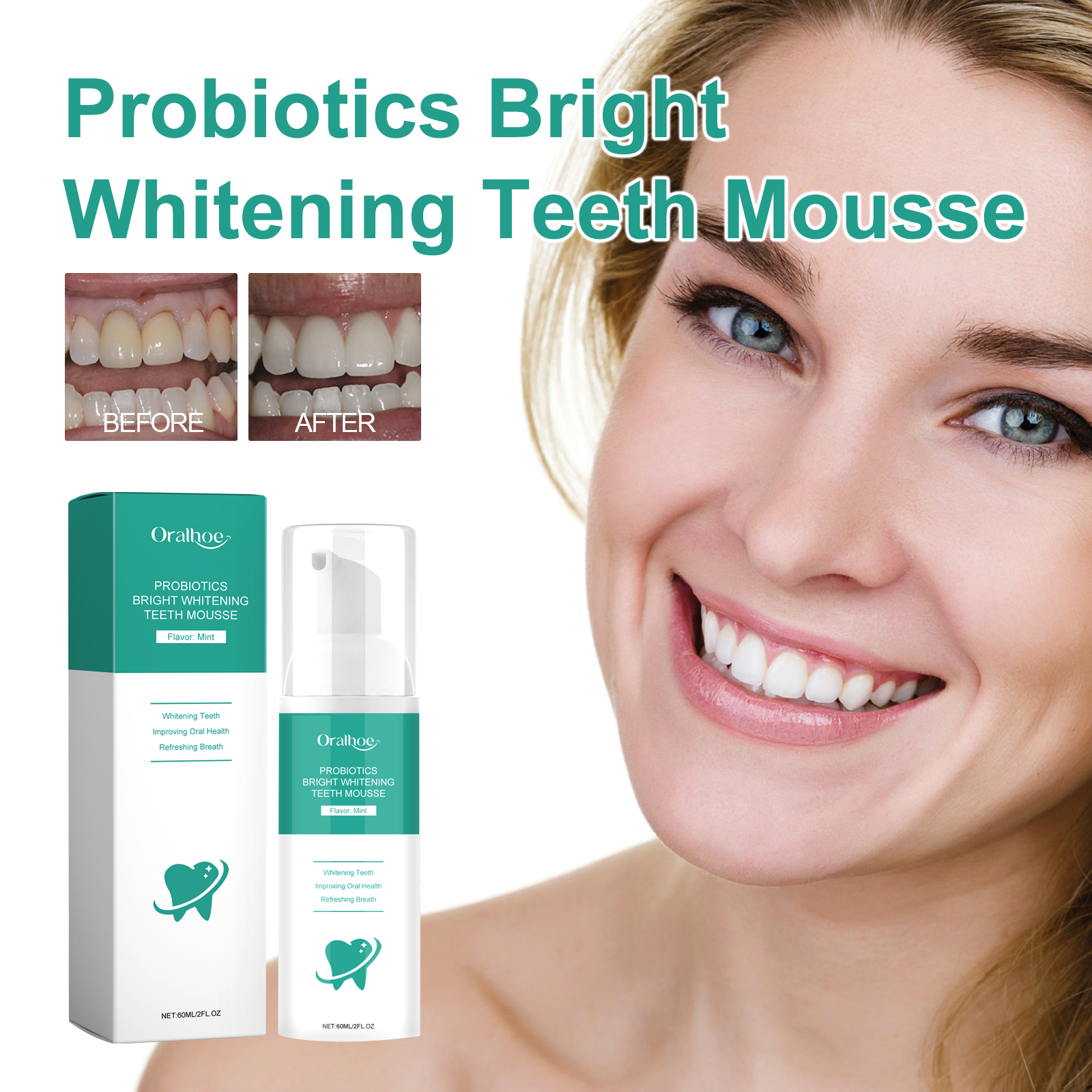 Probiotic Toothpaste Whiten To - Teeth Whitening Xylitol บทวิจารณ์และราคา
