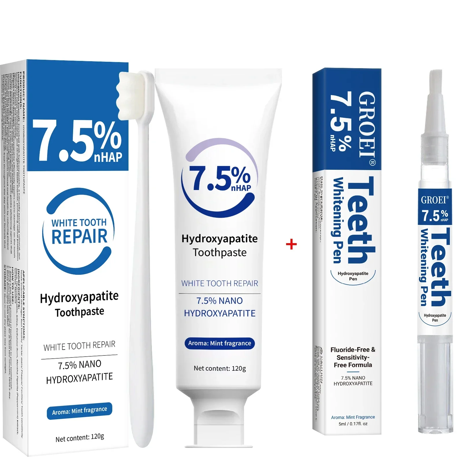 Toothpaste & Whitening Pen Kit - Remineralizing Toothpaste บทวิจารณ์และราคา