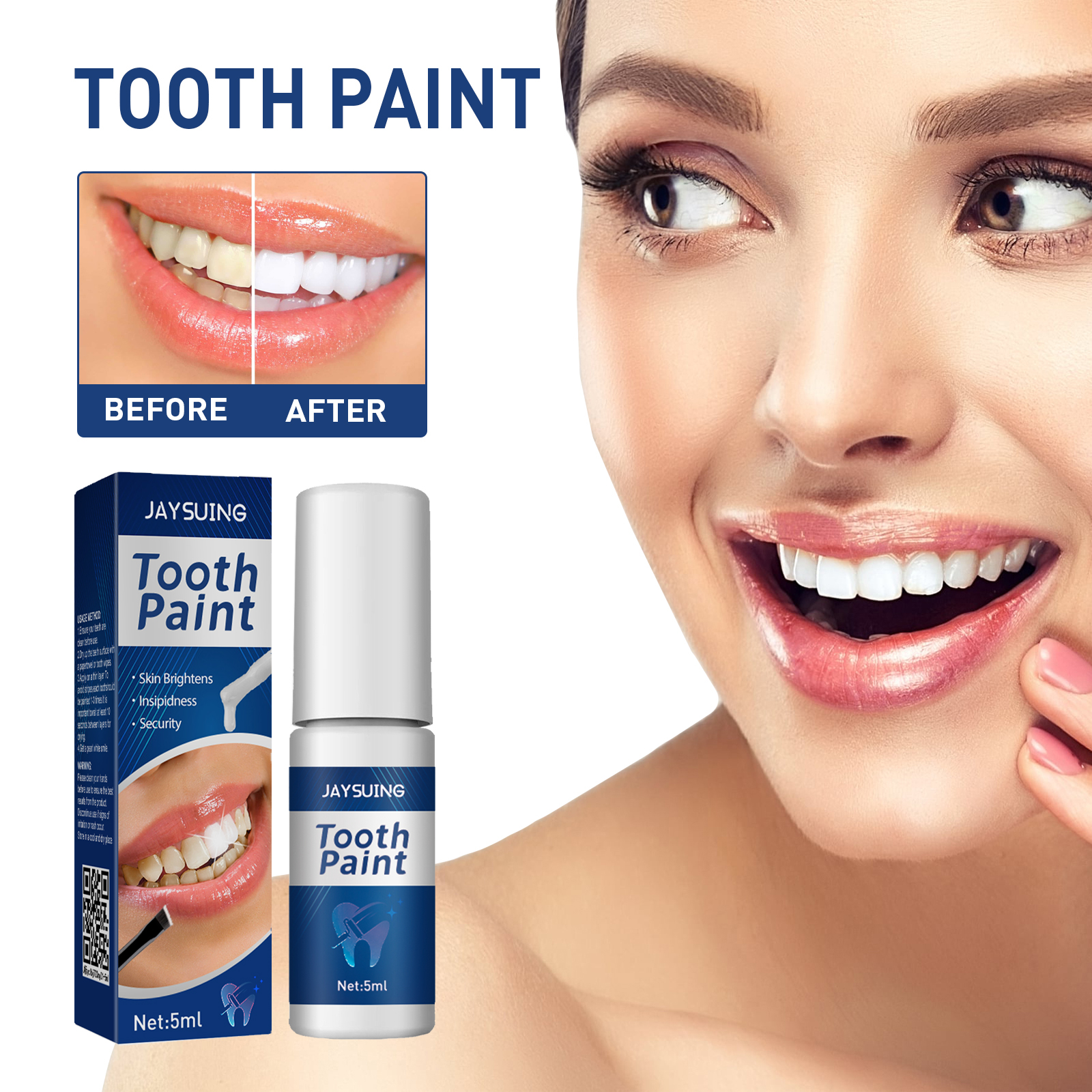Instant Teeth Whitening Paint  - Teeth Whitening Instant บทวิจารณ์และราคา