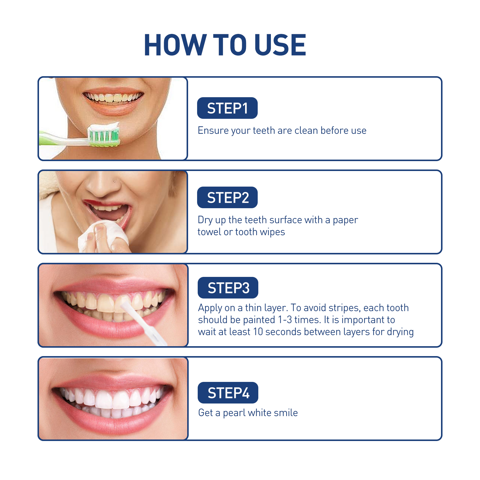 Instant Teeth Whitening Paint  - Teeth Whitening Instant บทวิจารณ์และราคา