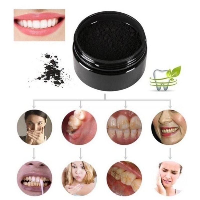 1 Box Activated Charcoal Teeth - Teeth Whitening Charcoal บทวิจารณ์และราคา