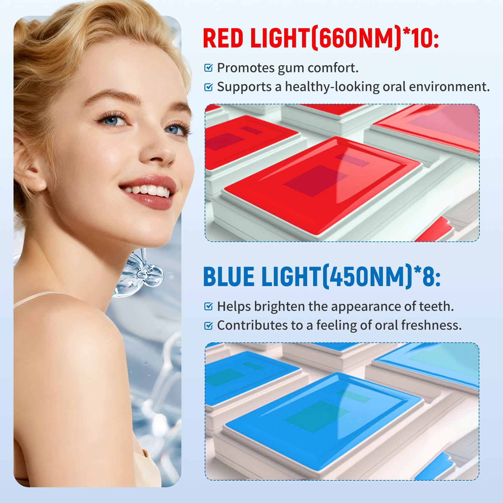 Teeth Whitening Kit 18 Diode R - Teeth Whitening Kit บทวิจารณ์และราคา