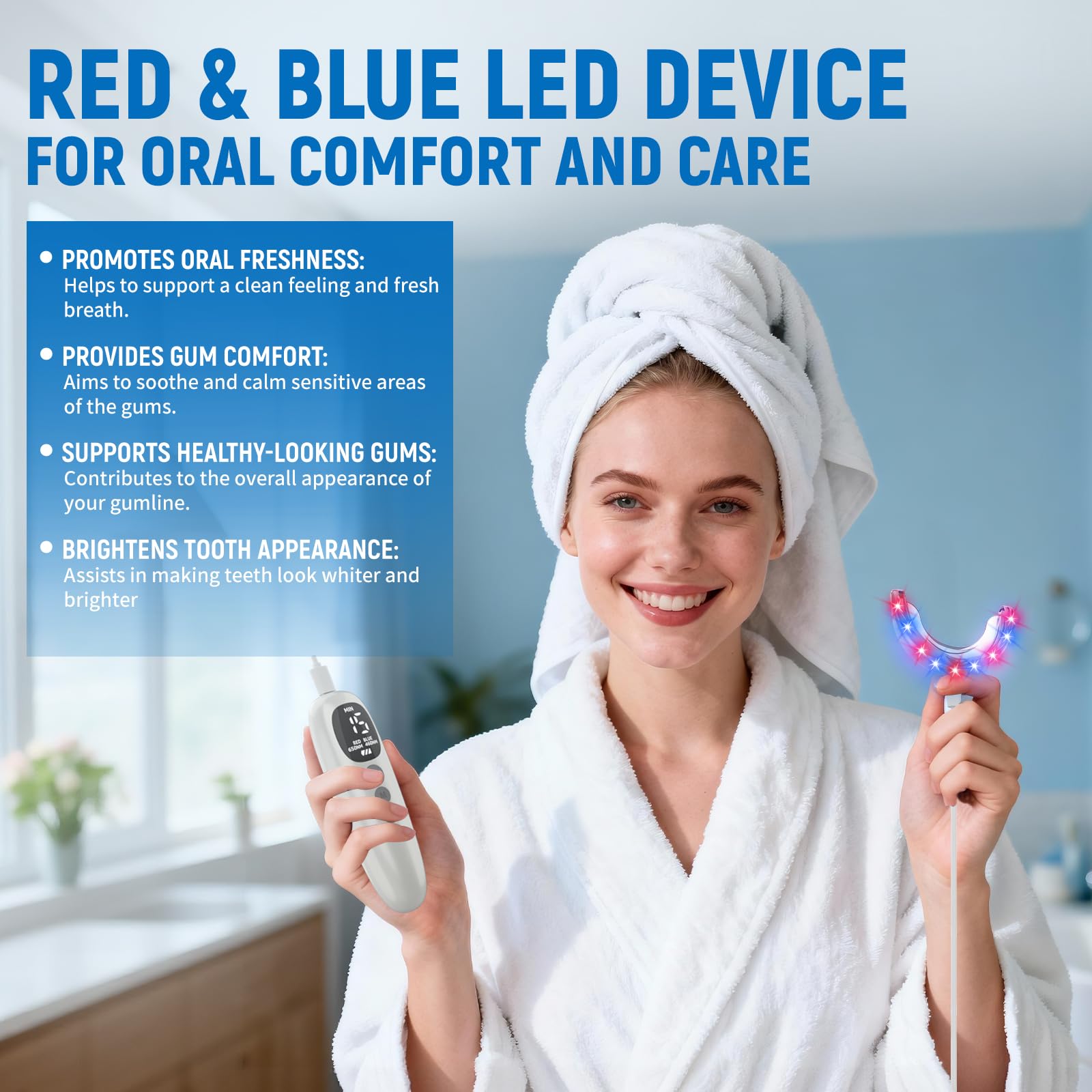 Teeth Whitening Kit 18 Diode R - Teeth Whitening Kit บทวิจารณ์และราคา
