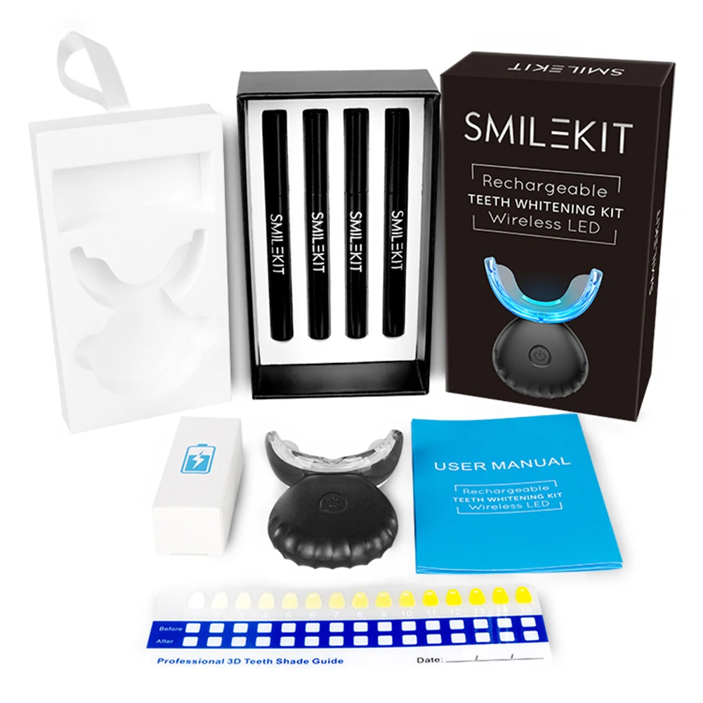 Dental Teeth Whitening Kit Min - Teeth Whitening Gels บทวิจารณ์และราคา