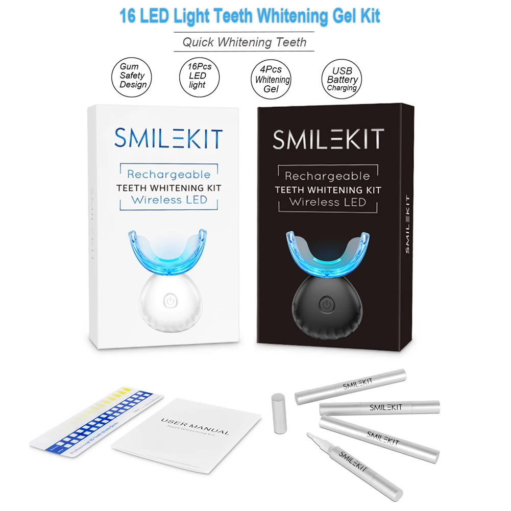 Dental Teeth Whitening Kit Min - Teeth Whitening Gels บทวิจารณ์และราคา