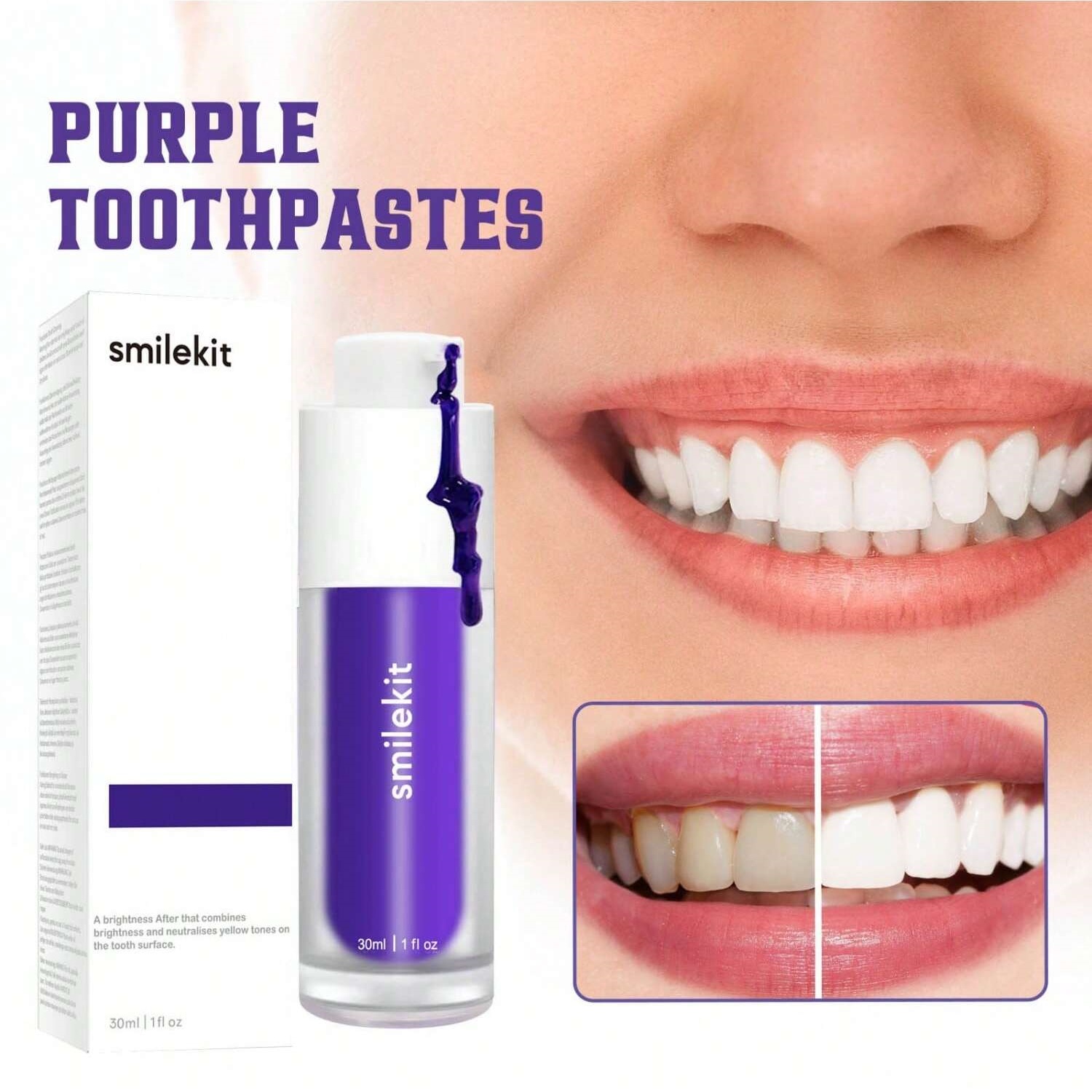 Effective Purple Corrector Ser - Teeth Whitening Xylitol บทวิจารณ์และราคา