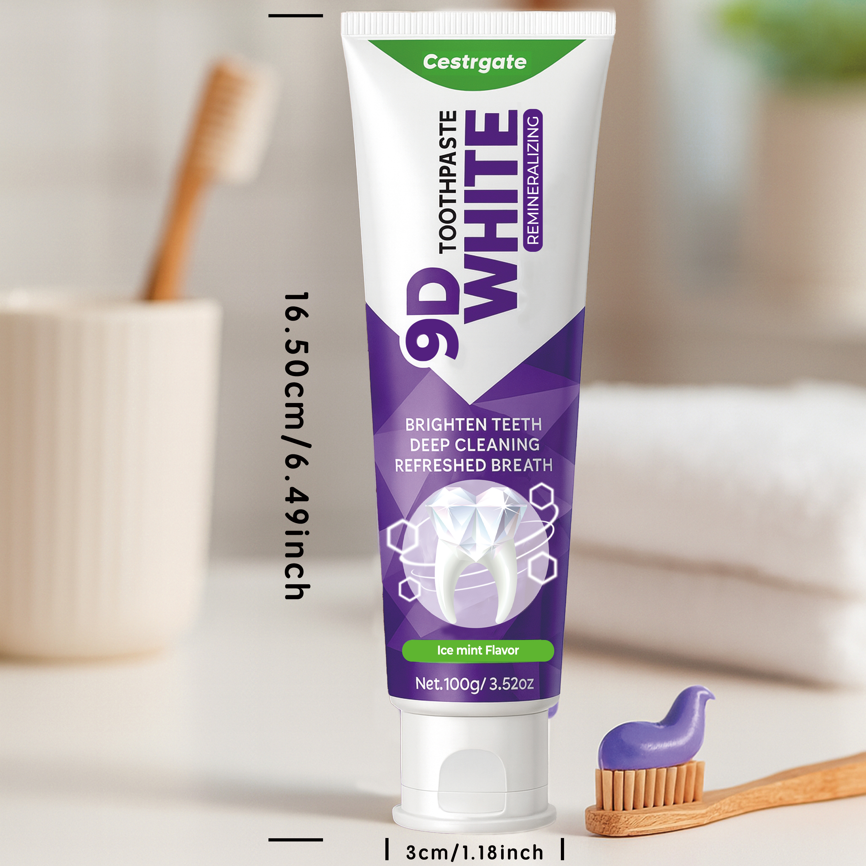 9D White 10% Hydroxyapatite To - Remineralizing Toothpaste บทวิจารณ์และราคา