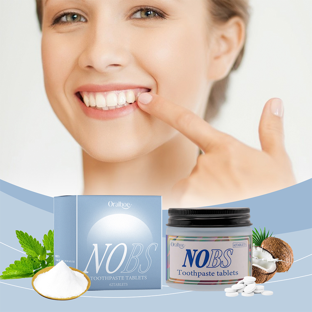 NOBS Toothpaste Tablets - Nano - Teeth Whitening Xylitol บทวิจารณ์และราคา