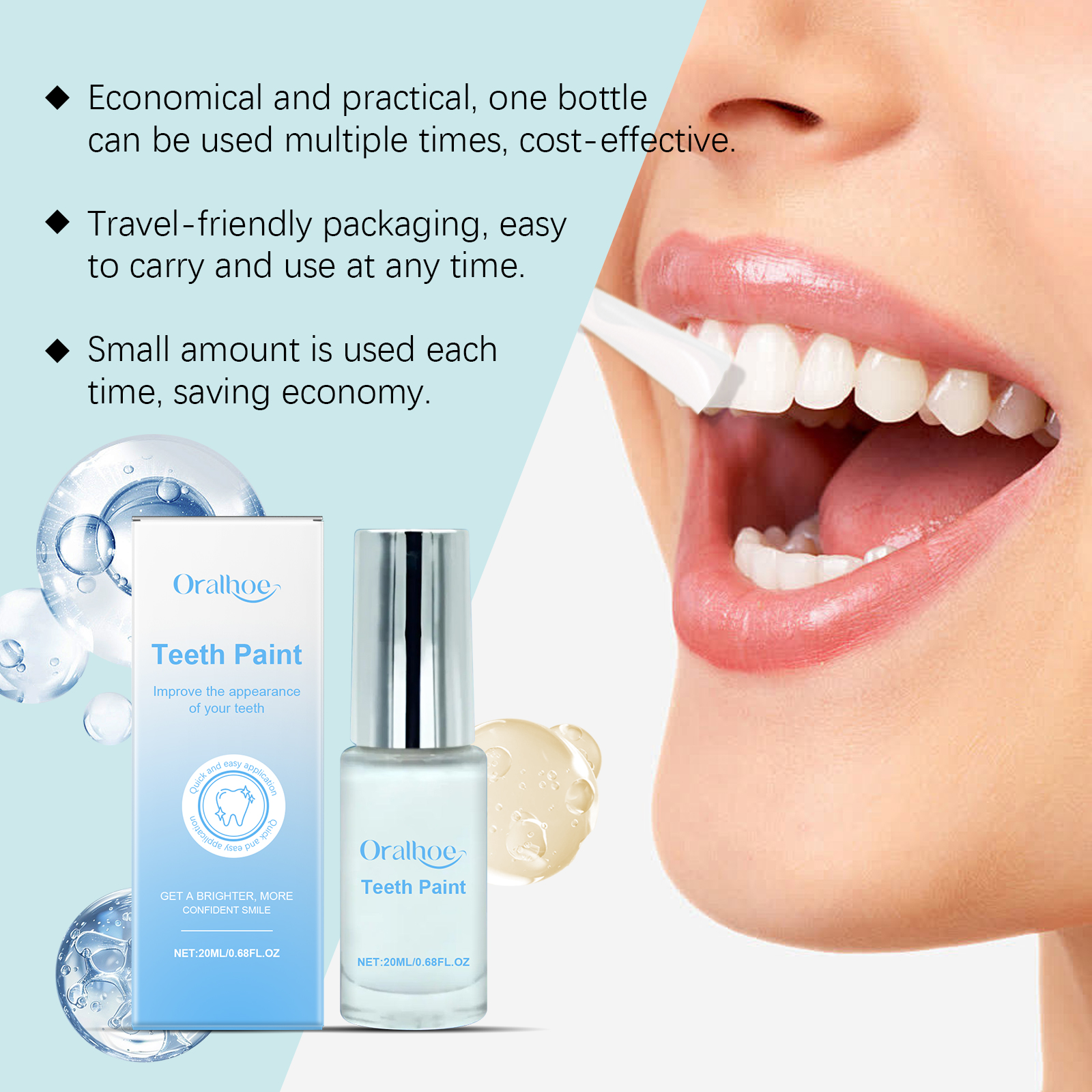 20ml Teeth Whitening Paint - I - Teeth Whitening Instant บทวิจารณ์และราคา