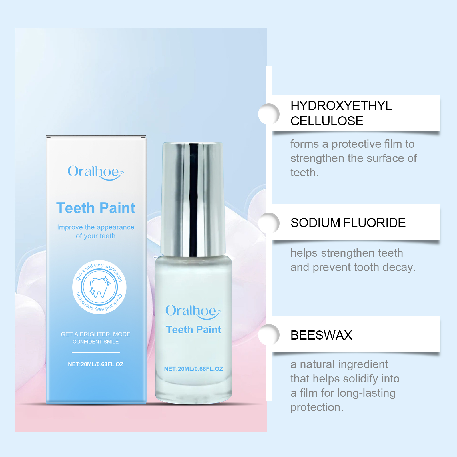 20ml Teeth Whitening Paint - I - Teeth Whitening Instant บทวิจารณ์และราคา