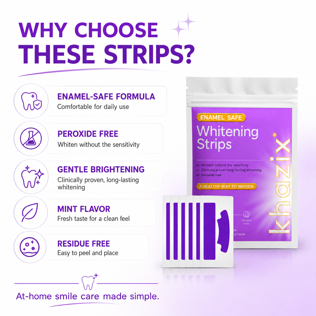 Teeth Whitening Strips 14 Pcs, - Teeth Whitening Kit บทวิจารณ์และราคา
