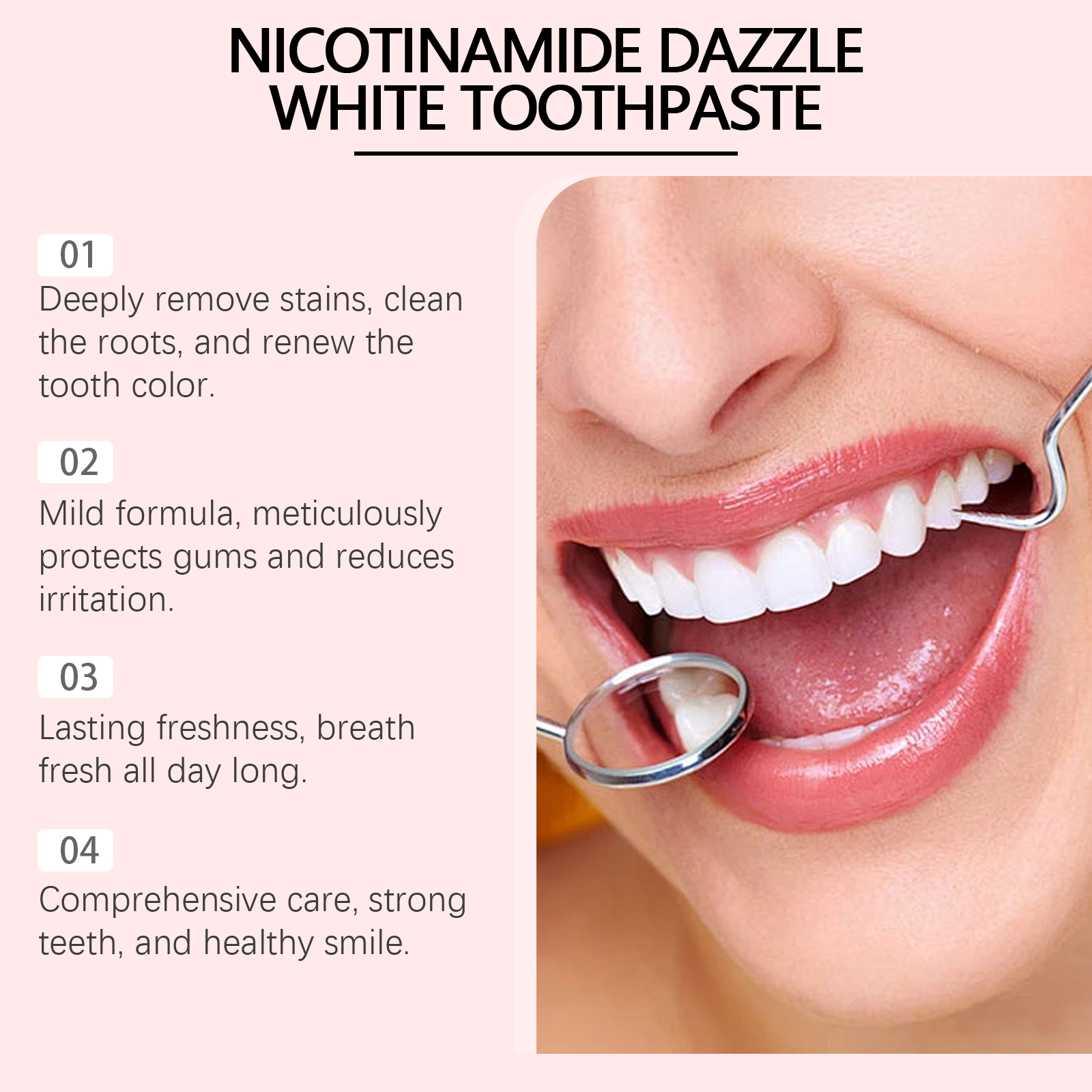Niacinamide Teeth Brightening  - Remineralizing Toothpaste บทวิจารณ์และราคา