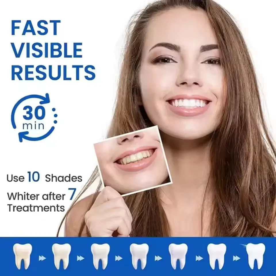 7/14 Pairs 5D Teeth Brightenin - Teeth Whitening Xylitol บทวิจารณ์และราคา