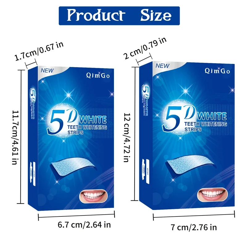 7/14 Pairs 5D Teeth Brightenin - Teeth Whitening Xylitol บทวิจารณ์และราคา