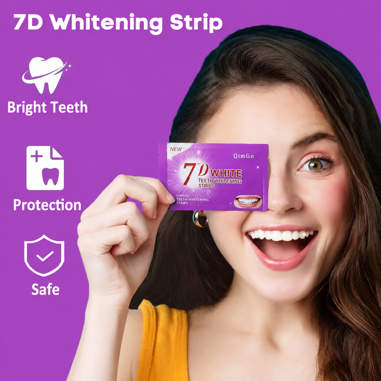 Purple Teeth Whitening Strip N - Teeth Whitening Instant บทวิจารณ์และราคา