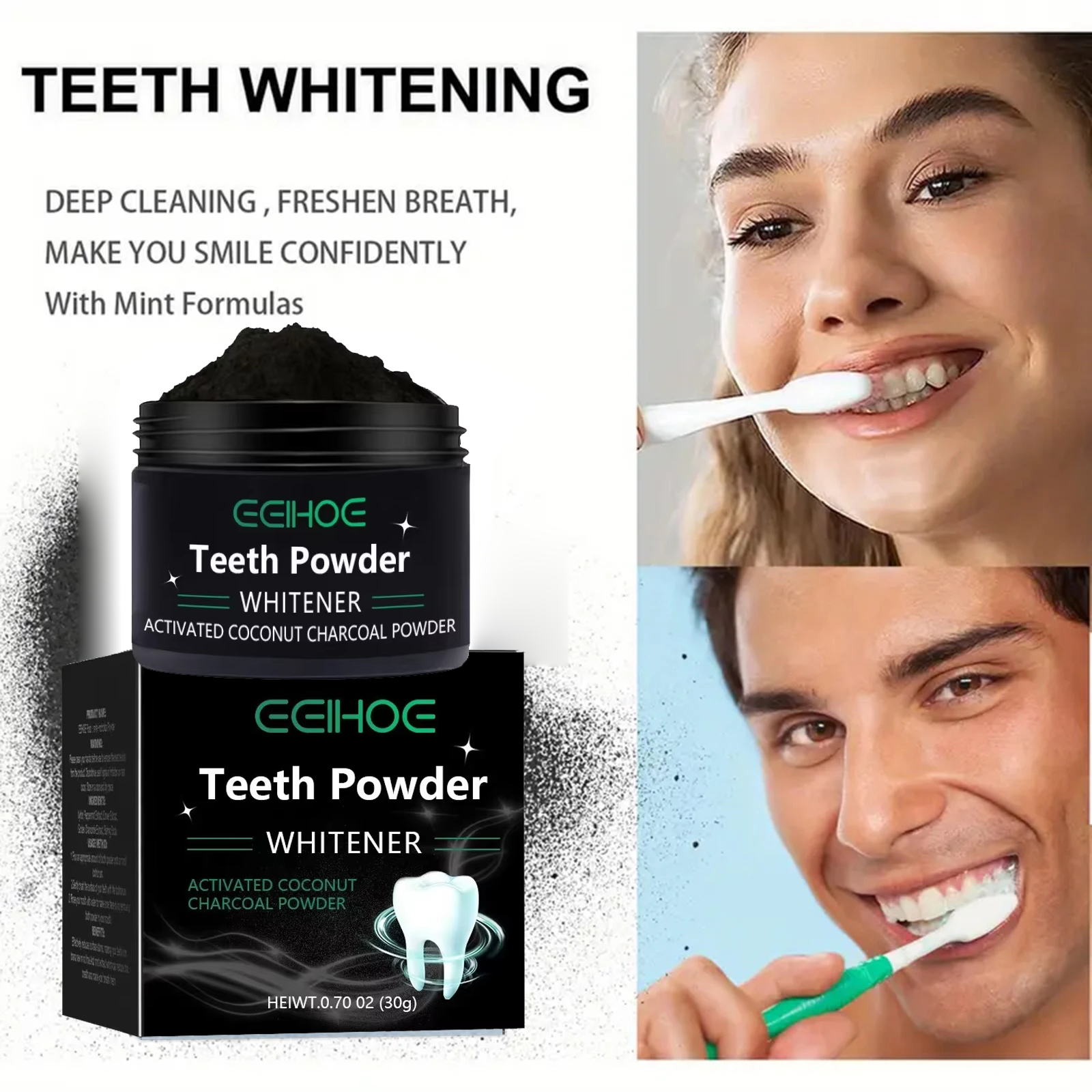 Teeth Brightening Whitening Po - Teeth Whitening Instant บทวิจารณ์และราคา