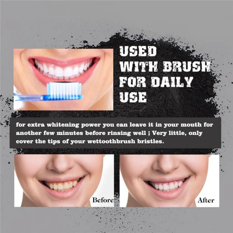 Food Grade Teeth Powder Charco - Teeth Whitening Charcoal บทวิจารณ์และราคา