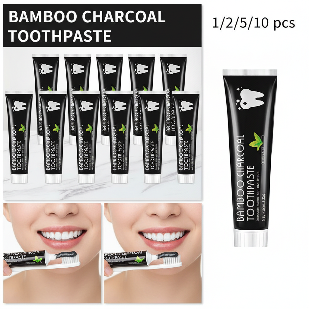 Bamboo Charcoal Toothpaste for - Teeth Whitening Charcoal บทวิจารณ์และราคา