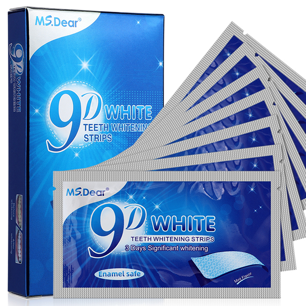 Teeth Whitening Strips Cleansi - Teeth Whitening Gels บทวิจารณ์และราคา